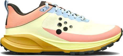 Craft Pure Trail X Pink/Yellow Women's Trail Shoes