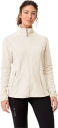 Women's Fleece Jacket Vaude Rosemoor White Ecru