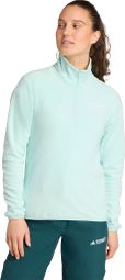 Adidas Terrex Multi Essentials Blue Women's 1/2 zip fleece