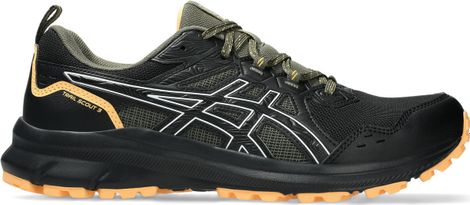 Chaussures Trail Asics Trail Scout 3 Noir/Kaki/Orange Homme