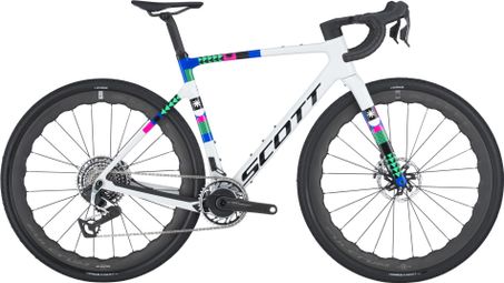 Vélo de Gravel Scott Addict Gravel RC Sram Red XPLR AXS 12V 700 mm Blanc 2025