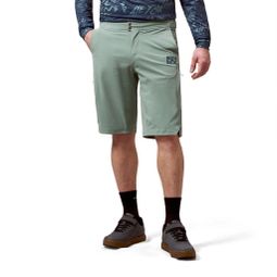 Pantalones cortos de ciclismo de montaña Endura AllTrack Ride Over, color verde, para hombre