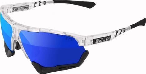 Scicon Sports Aerocomfort SCN PP XL Lunettes De Soleil De Performance Sportive (Multimirror Bleu Scnpp/Briller)