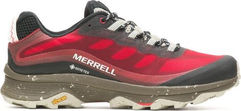 Chaussures de Randonnée Merrell Moab Speed Gore-Tex Rouge