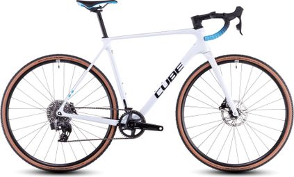 Cube Cross Race C:62 Race Cyclocross Bike Sram Rival XPLR eTap AXS 12S 700 mm Polar White 2025