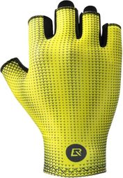 Bike gloves half finger non slip yellow unisex