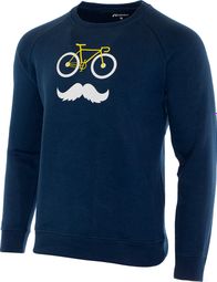 Sweat Rubb'r Moustache Bleu