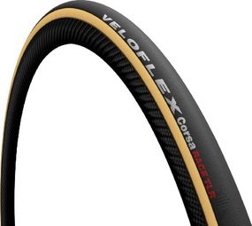 Veloflex Corsa 700mm Flexible Tubeless Road Tire Black / Beige