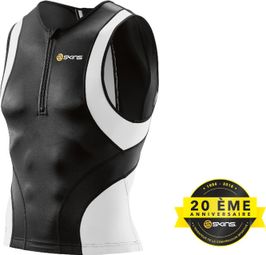Maglia a compressione uomo SKINS TRI400 Nero Bianco