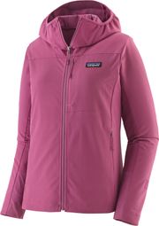 Patagonia R1 CrossStrata Hoody, roze, dames