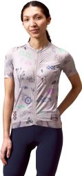 Endura Pro SL Print kortemouwen shirt voor dames, grijs