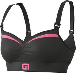 Brassière Femme Alé Magic Noir/Rose 