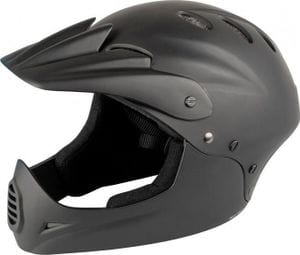 M-wave downhill casque de vélo unisexe noir mat