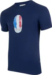 LeBram & Sport Epoque Poupou Camiseta de manga corta azul oscuro