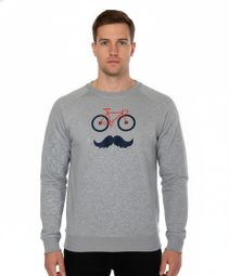 Sweat Rubb'r Moustache Gris