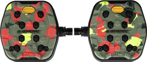 Coppia di pedali Flat Look Trail Grip Camo