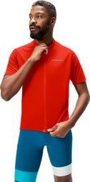 Maillot Manches Courtes Endura Loop Full Zip Rouge