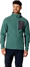 Sudadera con capucha RAB Tecton verde para hombre 
