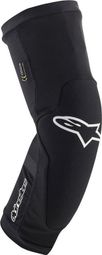 Alpinestars Paragon Plus Youth - Rodilleras para niños, negras / blancas