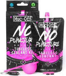 Muc-Off Anti-Puncture Preventive 140mL + Dosette + Remover + UV Lamp