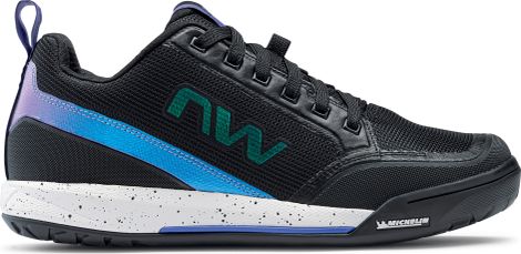 Chaussures VTT Femme Northwave Clan 2 Noir/Bleu