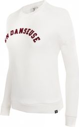 LeBram Women's Marshmallow White Dancer Sweatshirt