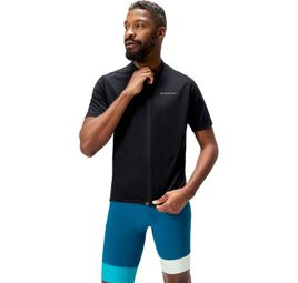 Endura Loop Full Zip Short Sleeve Jersey Black