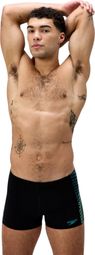 Maillot de bain Speedo Endurance+ MAX Tech Panel Noir/Turquoise Homme