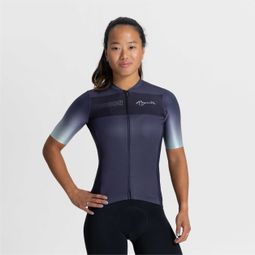 Maillot Manches Courtes Velo Rogelli Dawn - Femme - Violet/Menthe