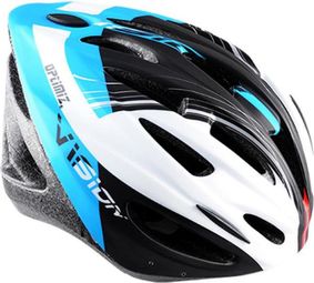 Casque de vélo pour adultes - Bleu/Blanc Mat