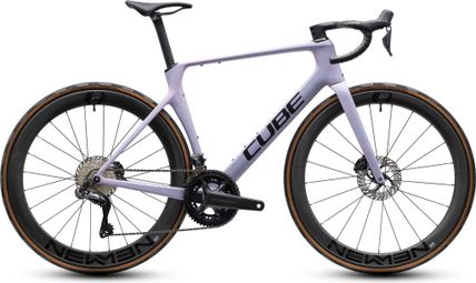Cube Agree C:62 Race Rennrad mit Shimano Ultegra Di2 12-Gang-Schaltung, 700 mm, violett (Lilacfibre 2027)