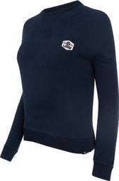 Sudadera con insignia azul oscuro de LeBram para mujer