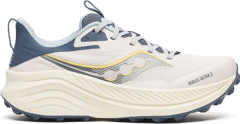 Chaussures Trail Saucony Xodus Ultra 3 Blanc/Bleu Femme