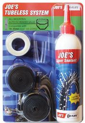 No Flats Joe's Kit de Transformation Tubeless All-Mountain Schrader 19-25 mm / 240ml