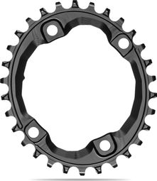 AbsoluteBlack Premium Oval Narrow Wide Chainring 96/4 BCD for Shimano XT M8000 / SLX M7000 12 S Black