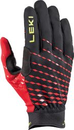 Leki Ultratrail Breeze Guantes Largos Negro/Rojo