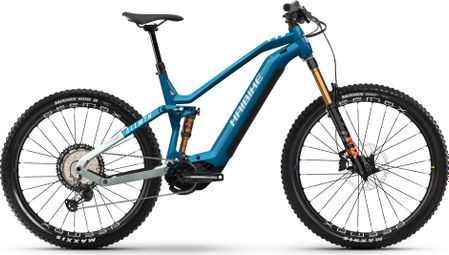 Haibike AllMtn 10 Elektro-Vollgefedertes MTB Shimano XT 12S 720Wh 29/27,5'' Blau Grau 2024