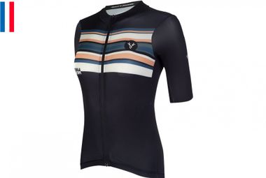 LeBram Arpettaz Women's Short Sleeve Jersey Green Tailored Fit