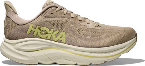 Hoka Clifton 10 Hardloopschoenen Beige/Geel Heren