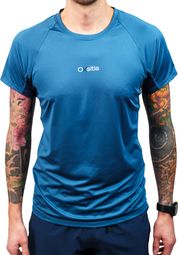 Oxsitis Heren Kort Mouw T-shirt X-Train Blauw