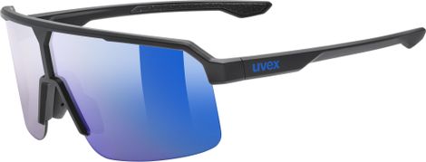 Uvex Ramp bril zwart/blauw spiegel
