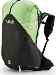 Mochila de senderismo RAB Syclon XP ND28L Negro/Verde Mujer