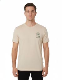 T-shirt met korte mouwen Rubb'r Mountain Addict Beige