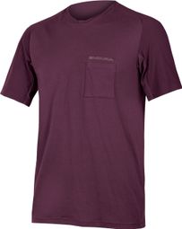 Endura GV500 Foyle Technisch T-shirt Aubergine Paars
