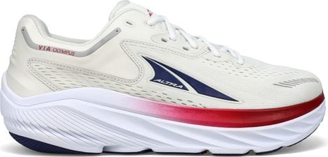 Altra Via Olympus Women's Running Shoes White Blue Red