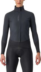 Castelli Beta Ros Dames Lange Mouw Jas Zwart