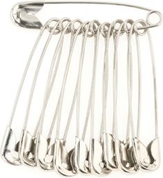 Lot de 100 épingles à nourrice 1 8 cm Fixation dossards et usages multiples