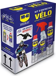 WD40 Bike Maintenance Pack (Cleaner 500ml + Oil All Conditions 250ml + Degreaser 50ml)