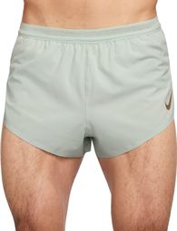 Men's Nike Dri-Fit ADV Aeroswift 2in Jakob JI Grey Gold Split Short