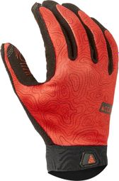 Gants de Vélo Cairn Porak Sanguine Topo Rouge 
